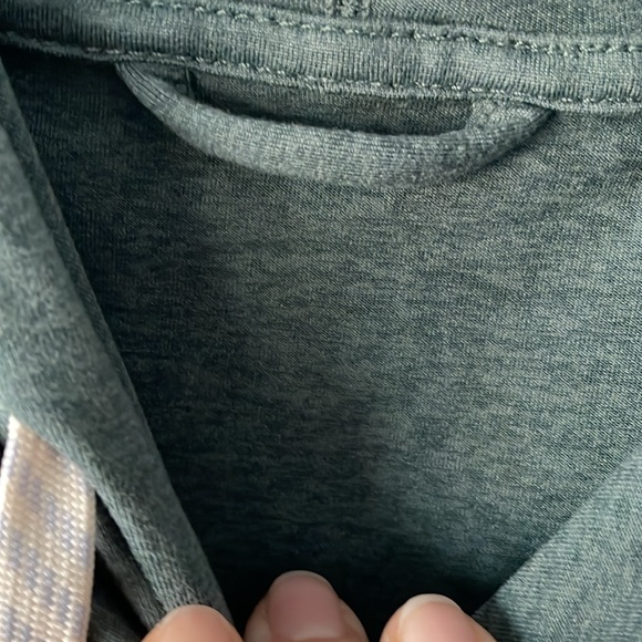 VUORI WOMEN'S HALO ESSENTIAL HOODIE Heathered Kelp Green Sz L - Picture 5 of 6